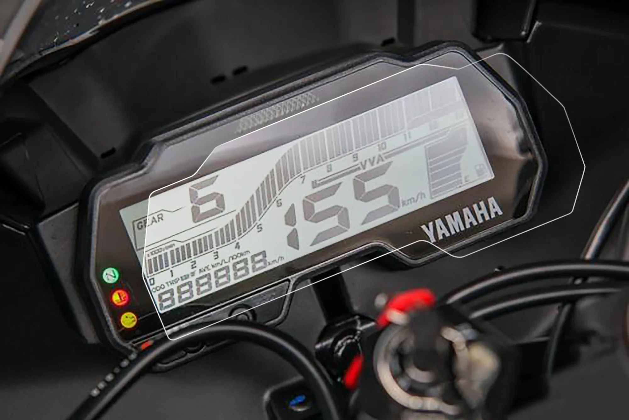 Kodaskin мотоциклетные ТПУ приборной панели экранный инструмент защиты для Yamaha R15 V3- YZF r15 v3 R15 V3.0