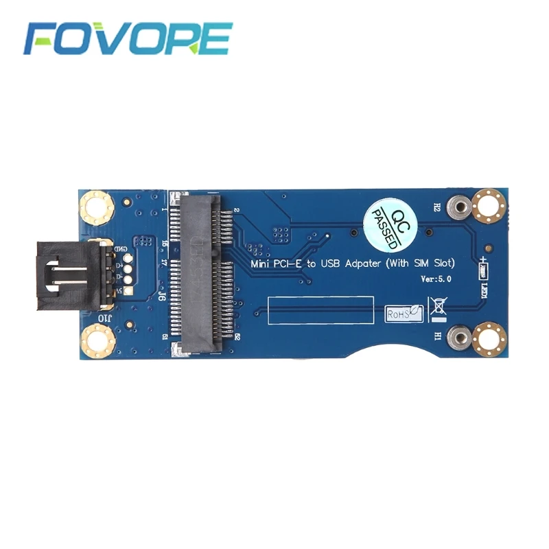 1 шт. Mini PCI-E к USB с адаптером SIM-карты для модуля WWAN/LTE-горизонтальный разъем высокая