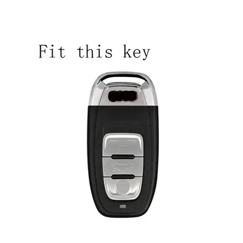 Cover chiate/telecomando per Audi A1 A3 A6l A4L A8l A5 Q5 Q7 portachiavi accessori Auto intelligenti a distanza - Nuova custodia in TPU per chiave Auto per Audi A1 A3 A6l A4L A8l A5