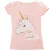 Kids Girl Unicorn T Shirts For Girls Summer Baby Boy Cotton Tops Tees Clothes Children T-shirts Casual Shirts 3 4 5 6 7 8 Years ► Photo 2/6