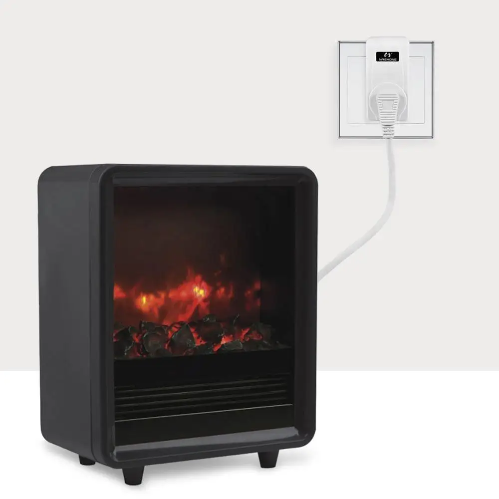 Nashone Wireless Thermostat Socket LCD Display Digital Temperature Controller With Heating And Cooling Modes Memory Function.