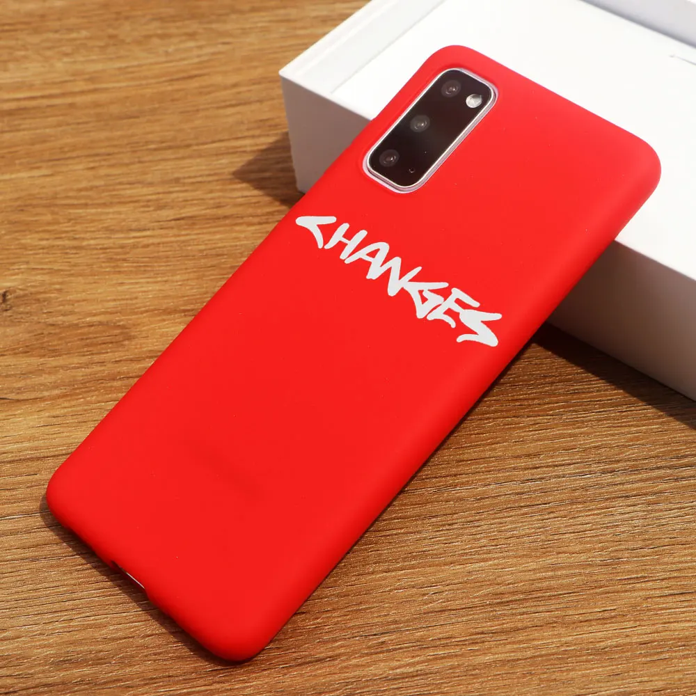 PUNQZY крутой черный красный текст милый чехол для телефона Samsung A50 A70 s11 S10 Plus S9 S8 S20 S7 S6