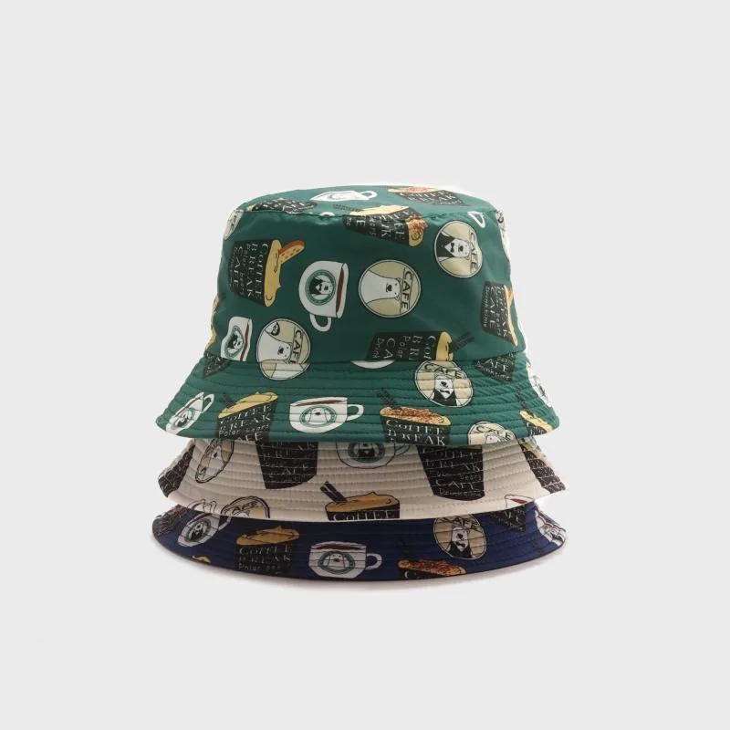 

Japanese-style Cartoon Hat Children Summer Small Fresh Topee Korean-style Versatile Bucket Hat Men's Outdoor Casual Sun-resistan