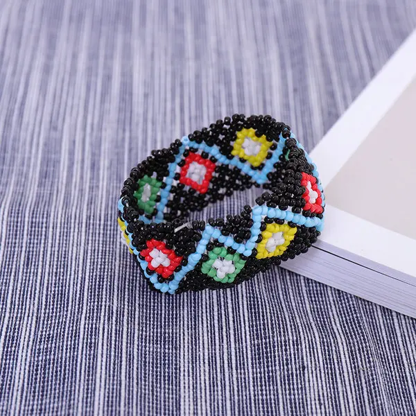 19-4 G. YCX многоцветные браслеты из бисера для женщин Регулируемый бисер Miyuki бусины Bileklik Delica браслеты ювелирные изделия ручной работы - Окраска металла: 19-4