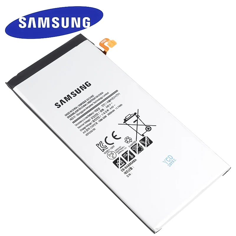 Сменные Аккумуляторы Samsung GALAXY A8 2015 A8000 A800F A800S A800YZ оригинальный аккумулятор 3050 мА/ч