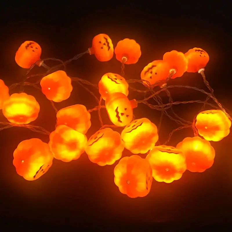 

10/20/30 LEDs Cute Smiley Pumpkin String Light Halloween Easter Day Home Party