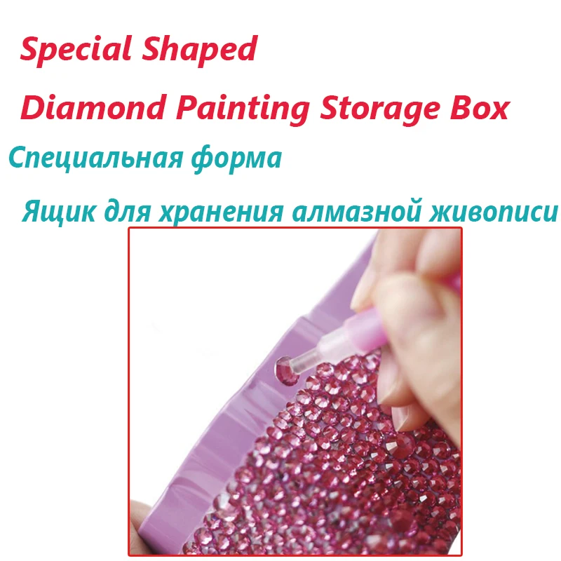 

DIY Cat Special Shaped Diamond Painting Stationery Box Rhinestones Diamond Embroidery Three-dimensional handmade Storage Box