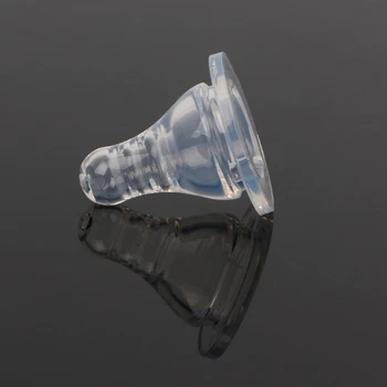 

1pcs Silicone Standard Neck Soft Teats Cross Hole Natural Flow Nipples U50F