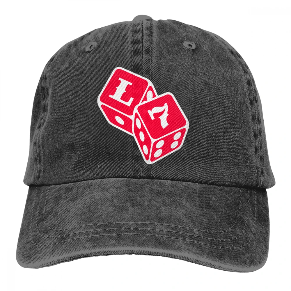 Lucky Seven 7 Casquette темно-синие унисекс Мужские Женские джинсовые бейсболка с ремешком кепки Регулируемый Гольф папа шляпа