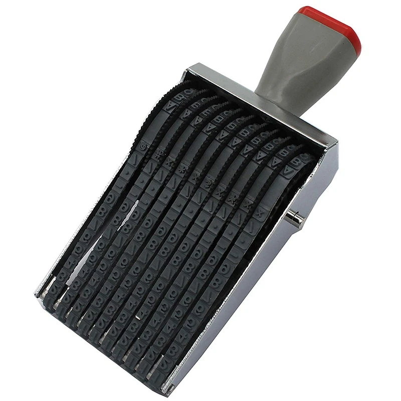 

Multipurpose 10 Digit Alphabet Rolling Rubber Stamp English Letter Number Emboss DIY Scrapbooking Roller Stationery