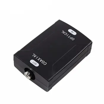 

Digital Coax Coaxial RCA To Optical TOSlink SPDIF Digital Audio Converter Adapter Support Dolby AC-3,Dolby 5.1 And DTS Sound