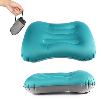 

Portable Outdoor Inflatable Pillow Sleeping Gear Travel Aeros Pillow Inflatable Cushion Soft Neck Protective HeadRest