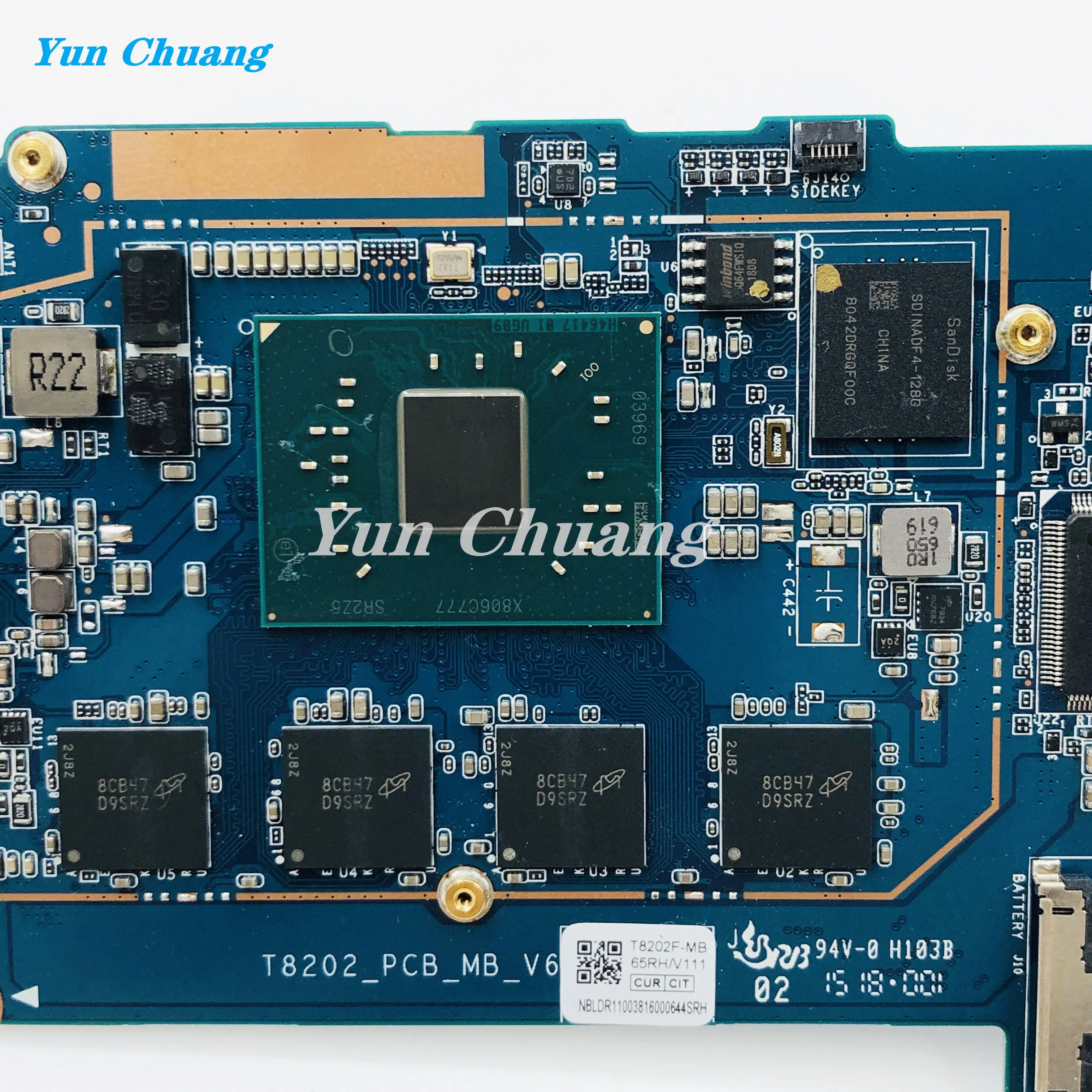 NBLDR11003 T8202_PCB_MB_V6 Mainboard For Acer Switch 3 SW312-31 Tablet Laptop Motherboard With SR2Z5 N4200 CPU 4GB-RAM 128G SSD
