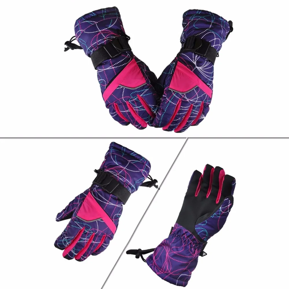 Feiyu Men Women Waterproof Windproof Ski Gloves Winter Warm Thick Glove Outdoor Sports Riding Skating Skiing Accessories