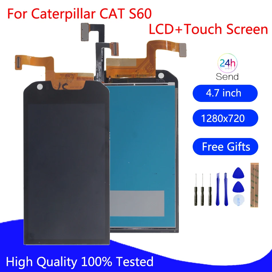 

For Caterpillar CAT S60 LCD Display Touch Screen Digitizer Assembly For Caterpillar CAT S60 Screen LCD Display Phone Parts
