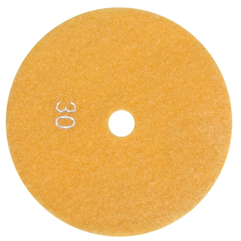 Top-5 inch 125mm Wet Diamond Polishing Pads Marble Granite Grits