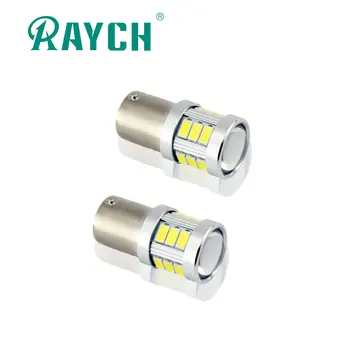 

Raych 2pcs Car LED Tail Light Brake Light Turn Signal Light 1156 3156 7440 White Amber Red CanBus Ready LED Car Kits