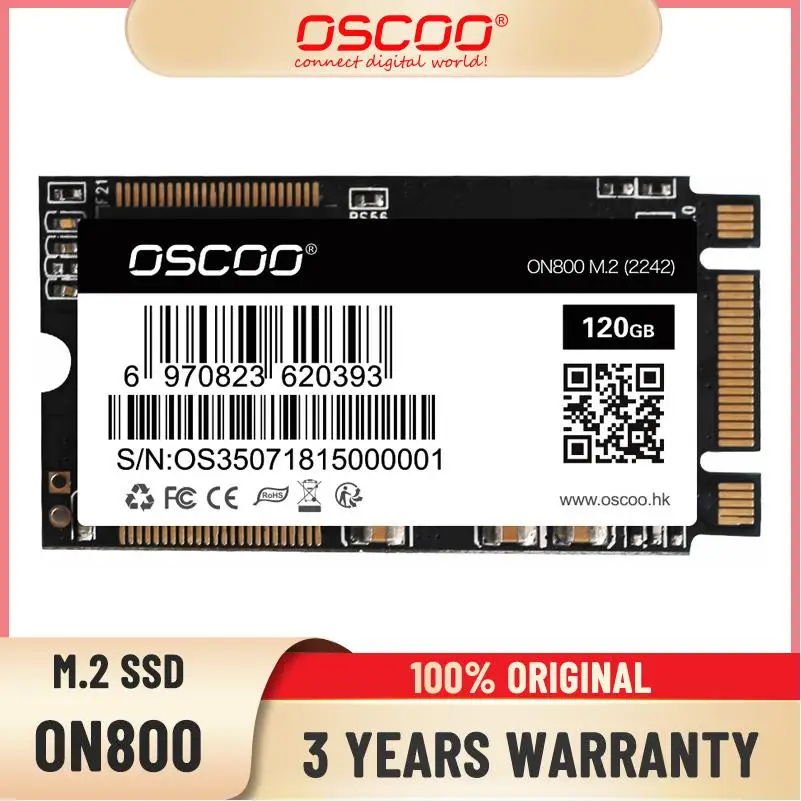 Жесткий диск SSD M2 2242 для игрового ПК OSCOO MLC / TLC NAND Flash настольного ноутбука |