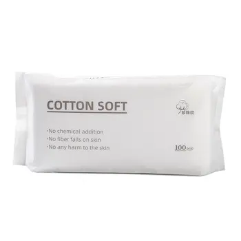

Daily facial cleansing towel with pearl pattern Cotton with pearl pattern Cleansing Wash face Makeup remover 100 pcs/bag