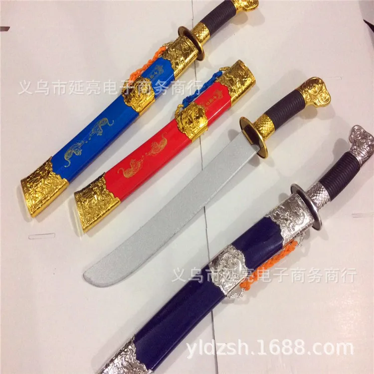 Деревянная игрушка гальванический китайский нож Longquan бамбуковый меч живописная зона Храмовая ярмарка стойло горячая Распродажа игрушек