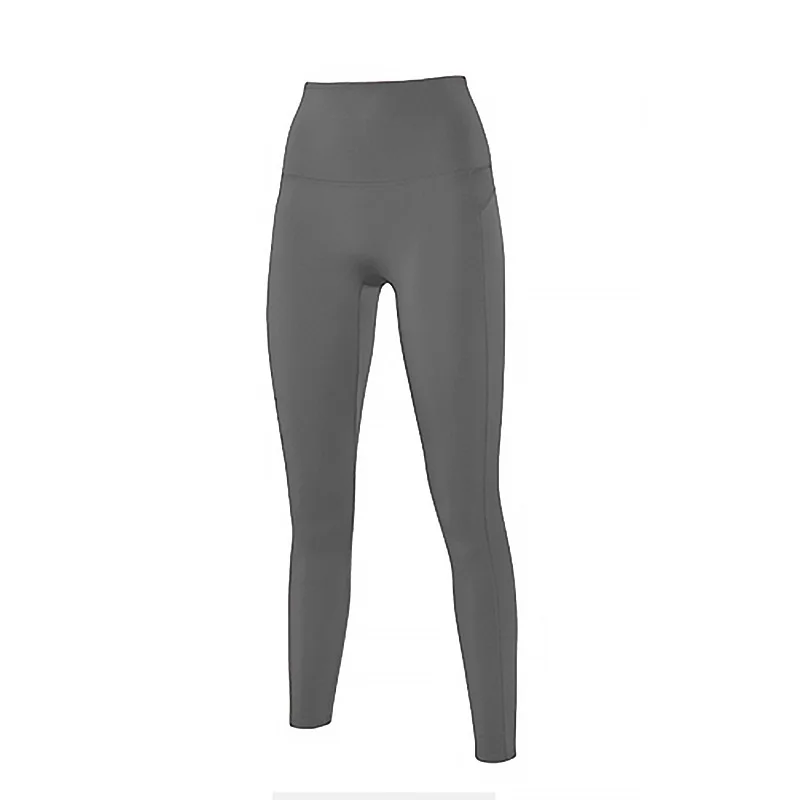leggings gray Спортивный бюстгальтер с подкладкой, леггинсы с высокой талией, комплект для йоги, 2 пары, идеально впитывающие пот штаны, спортивный костюм для фитнеса, женская одежда - Цвет: leggings gray