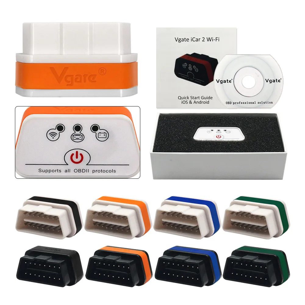 Квалифицированный Icar2 Vgate ELM327 Bluetooth 3 0 Icar 2 Wifi ELM 327 IOS автоматический
