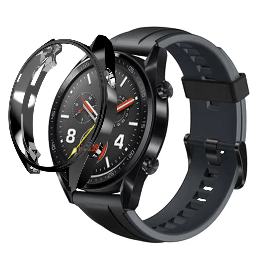 Купить один получить бесплатно huawei Watch GT 46 мм чехол прозрачный тонкий ТПУ полые