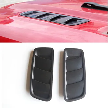 

Universal Bonnet Hood Vent Air Vents Scoop Duct Louver Air Outlet Decoration Cover for Jeep Wrangler JL 2018 2019 2020