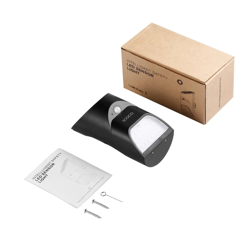 

ICOCO Intelligent Safety Over-charging Protection 3 Mode PIR Motion Inductor 18 LED Bamboo Tube Shape Solar Sensor Light