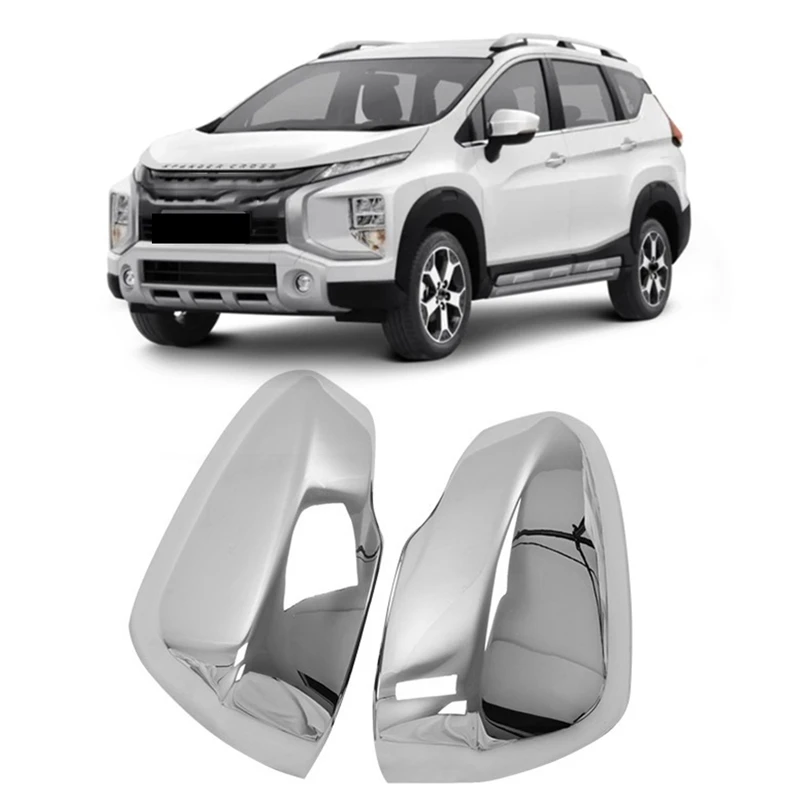 Chrome Rearview Mirrors Cover for Mitsubishi Xpander 2019 2020 Car