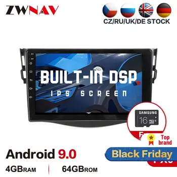 

PX6 4G+64G Android 9.0 Car Multimedia player For TOYOTA RAV4 2006-2012 car radio stereo GPS navi head unit touch screen free map