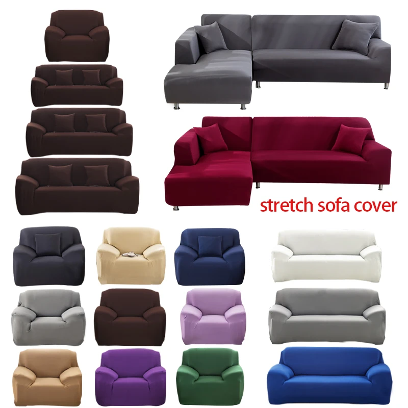 1 2 3 4 Seater Stretch Sofa Cover Couch Elastic Tight Wrap Slipcover Protector 