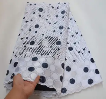 

2019 High Quality Swiss Voile Lace Switzerland Cotton African Cotton White Lace Fabric 2019 Nigerian Lace Fabrics G8523