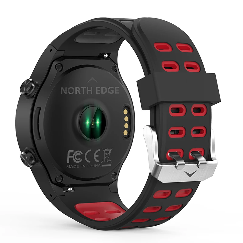 Ceny Northedge GPS smart watch sportowe do biegania zegarek GPS połączenie Bluetooth Smartphone wodoodporny tętno kompas wysokości zegar