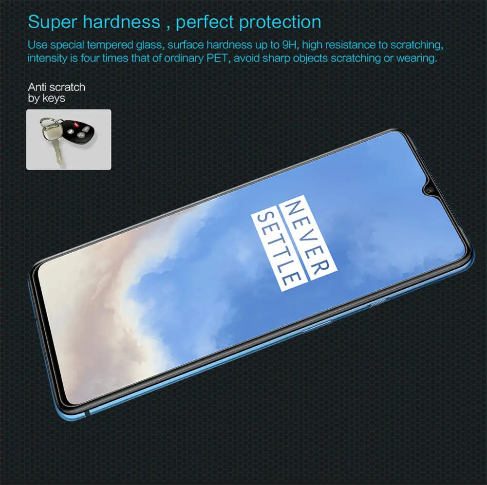 Защитная пленка NILLKIN Amazing H из закаленного стекла для OnePlus 7T 6T 7 Realme 3 Pro Xiaomi mi 8 SE 9 Red mi Note 8 mi Pocophone F1