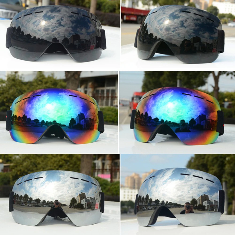 Ski Goggles Double Layers UV Anti-fog Big Ski Mask Glasses Skiing Snow Snowboard Goggles Men Women Ski Eyewear