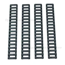 TOtrait 4 шт. рельсовая крышка пластиковая рыбья кость Лестница Форма Пикатинни панель Handguard протектор устойчивые Чехлы черный/зеленый/Загар