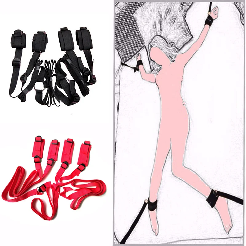 Female Sex Toys No Vibrators Sex Toys for Women Couples Handcuffs Bdsm Bondage Set Rope Strap Adult Games Wrists & Ankle Cuffs Sex Products