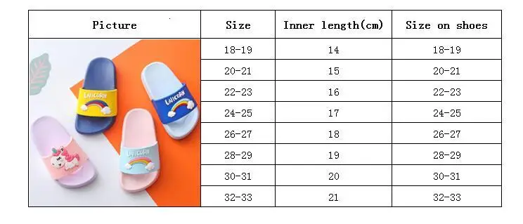 Kids Slippers for Boy Girl Rainbow Shoes Summer Toddler Animal Kids Indoor Baby Slippers PVC Cartoon Slippers