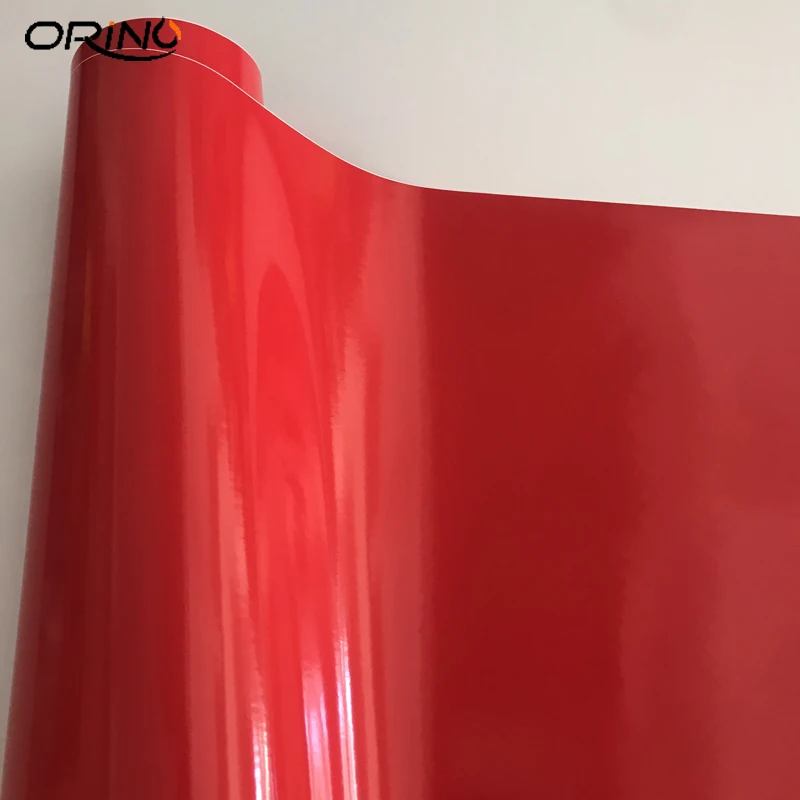 Red Gloss Vinyl Wrap Sticker-3