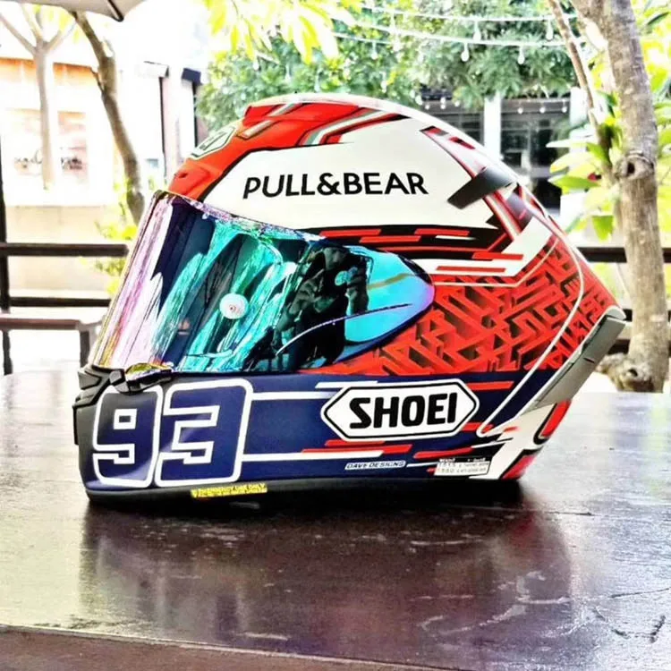НОВАЯ шапка SHOEI93 pull BEAR для мотогонок шлем на все лицо безопасный гоночный летняя