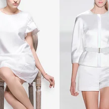 114 см Премиум чистый цвет тяжелый шелк атласная ткань 30 мм платье рубашка натуральный шелк ткань китайский шелк партия выпуска