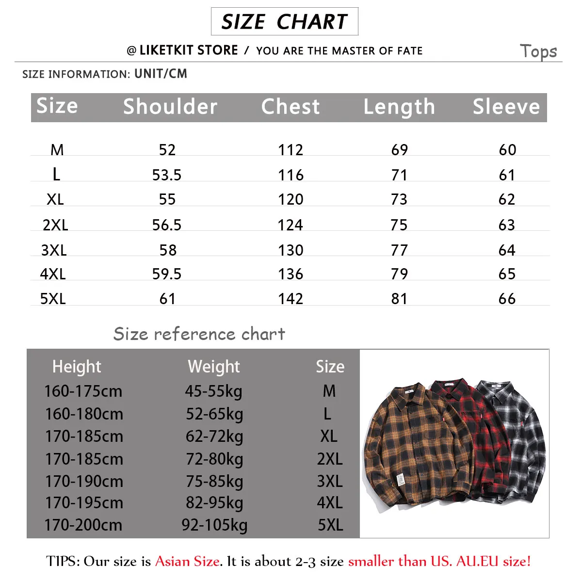 Liketkit Men's New Casual Shirts Male Plaid Long Sleeve Harajuku Oversize Shirts Men Korean Couples Japanese Streetwear 5XL