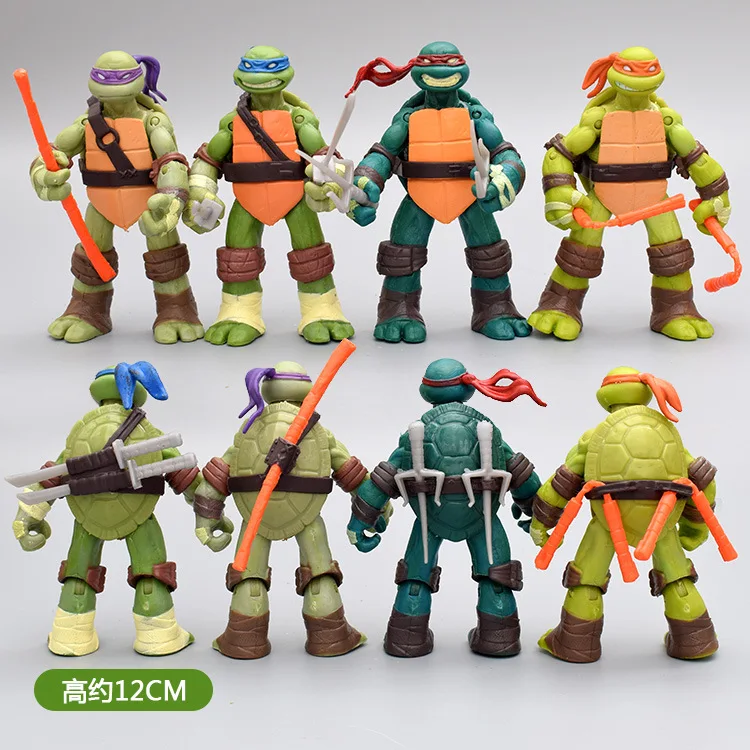 

A Model Mobile 1988 Classic Version of Teenage Mutant Ninja Turtles Figure Doll Toy Joints Decoration Garage Kit Doll Gift