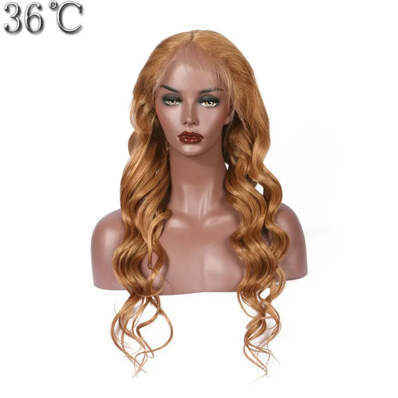 

PAFF Blonde Full Lace Human Hair Wigs With Baby Hair Body Wave Brazilian Remy Hair Wig Pre Plucked Free Part