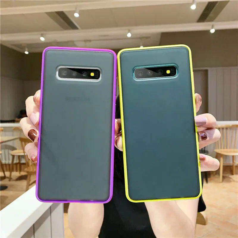 Ударопрочный чехол для Samsung Galaxy S10 Plus S10e S20 S8 S9 plus силиконовые чехлы телефонов Note 10 9