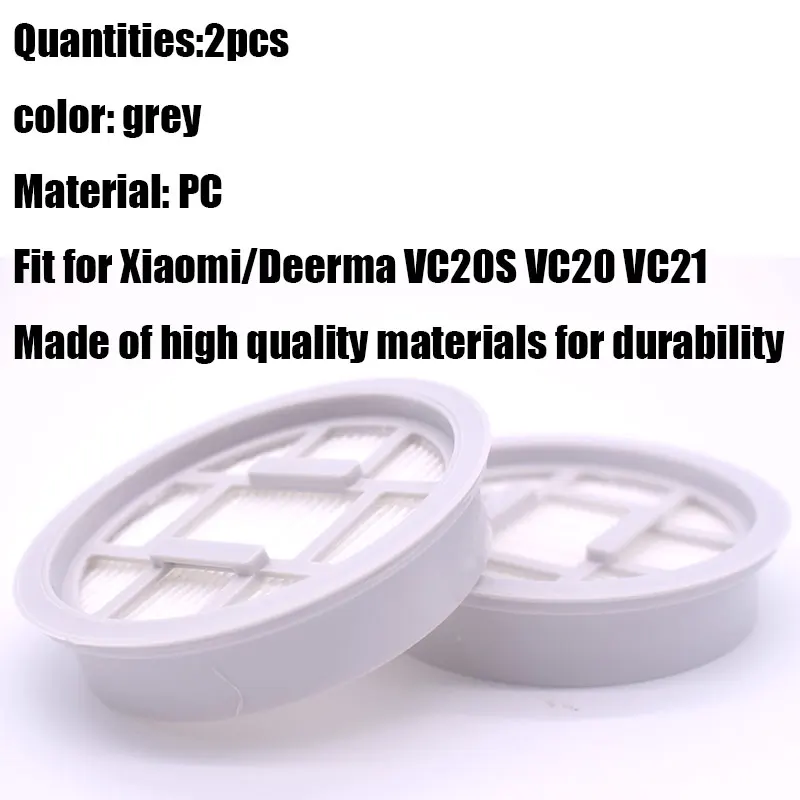 2 piece VC20S VC20 Handle Vacuum Cleaner Hepa Filter for xiaomi Deerma VC20S VC20 Handle Vacuum Cleaner Parts Accessories Filter