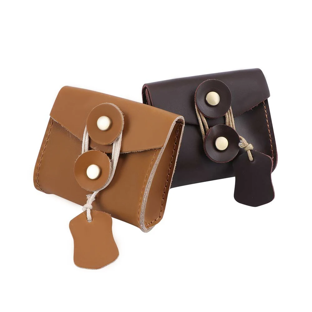 

1Pc Mini Cute Retro Coin Purse PU Leather Earphone Bag Headphones Organizer Hasp Wallets Messenger Bag Little Girl's Present