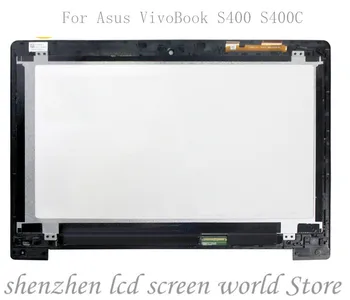 

14" FHD LCD Touch Screen Digitizer Assembly with Bezel Repair Laptop For Asus VivoBook S400 S400C S400CA S400CA-RSI5T18