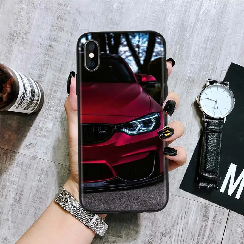 Синий красный для Bmw черный чехол для телефона Apple IPhone 11 Pro XS MAX XR 7 8 6 6S Plus X 10 Ten 5 5S SE Coque Shell